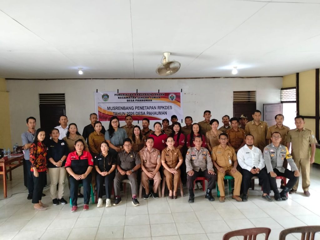 Rencana Kerja Pemerintah Desa (RKPDes) Pahauman Untuk Pembangunan Terarah dan Merata