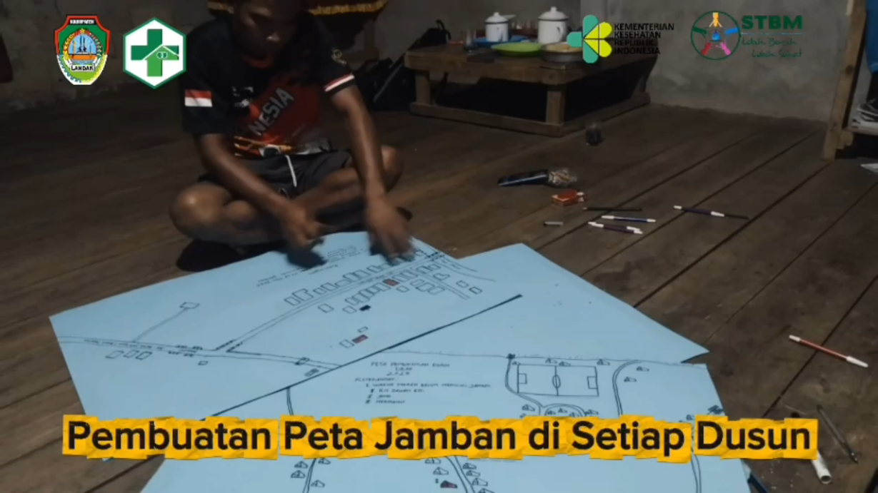 Pembuatan Peta Jamban di Setiap Dusun
