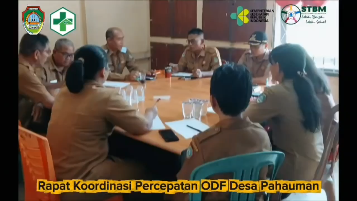 Rapat Koordinasi Percepatan ODF Desa Pahauman